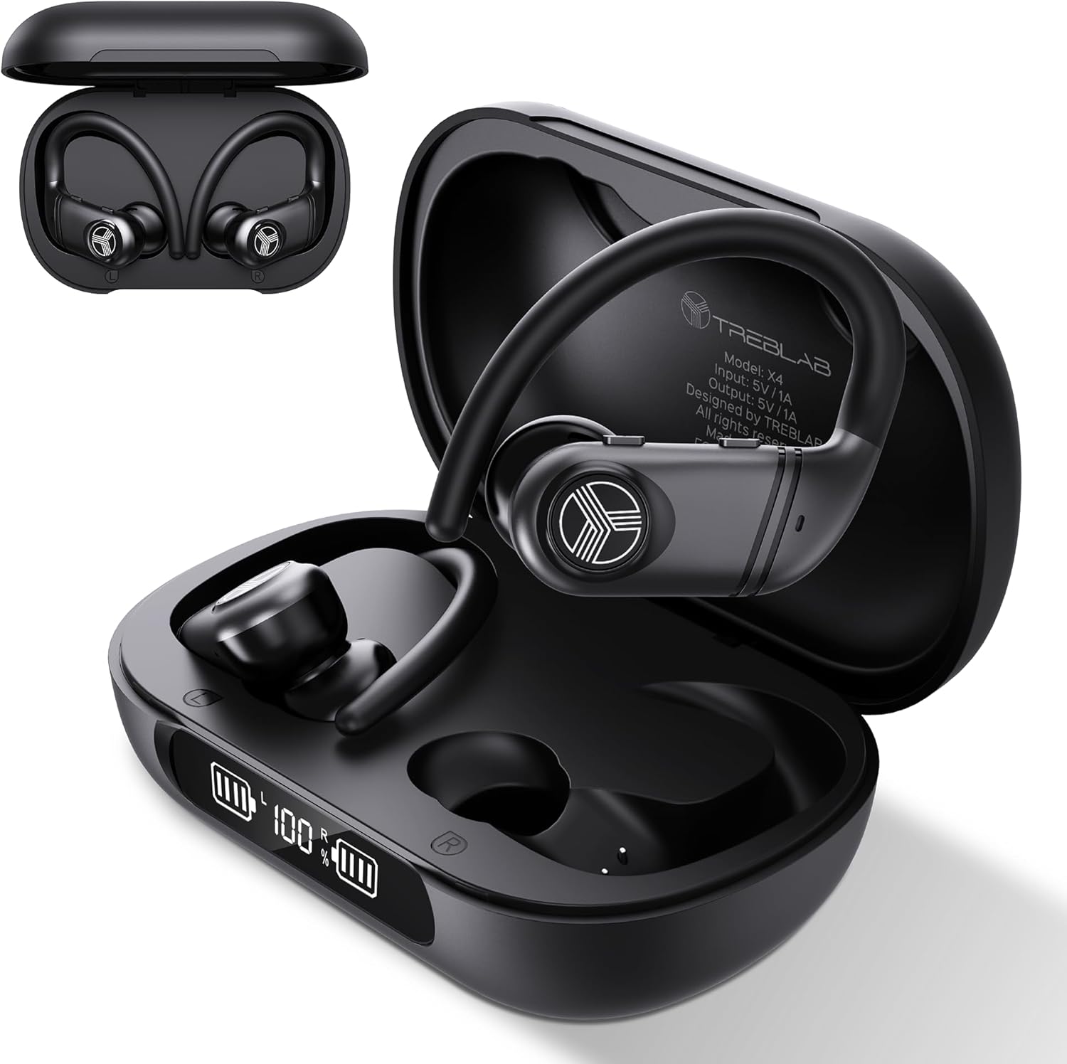 TREBLAB X4 Wireless Earbuds: Perfect for Running and Workouts