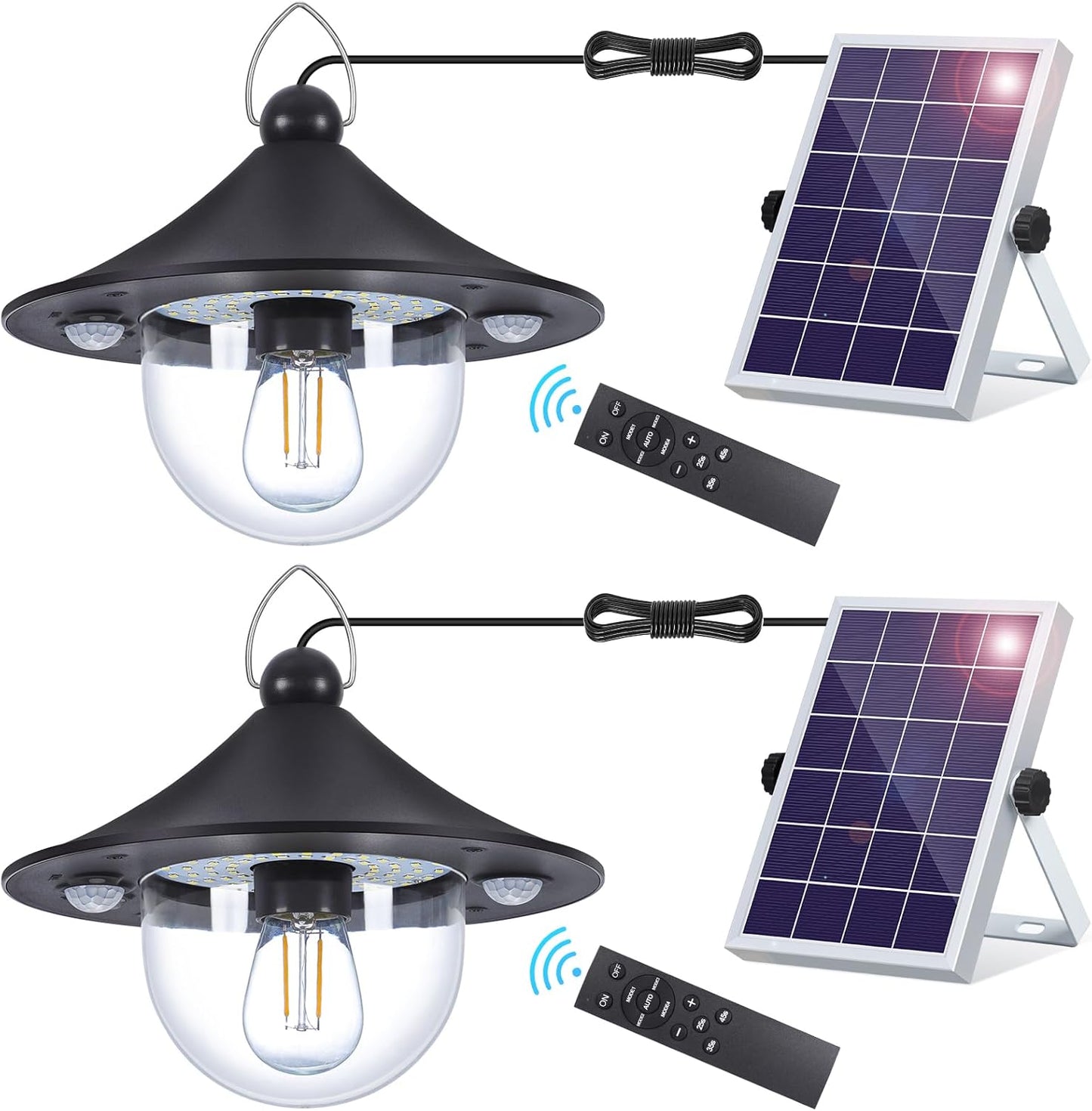 Ropelux Solar Shed Indoor Outdoor Lights with 3000LM Brightness