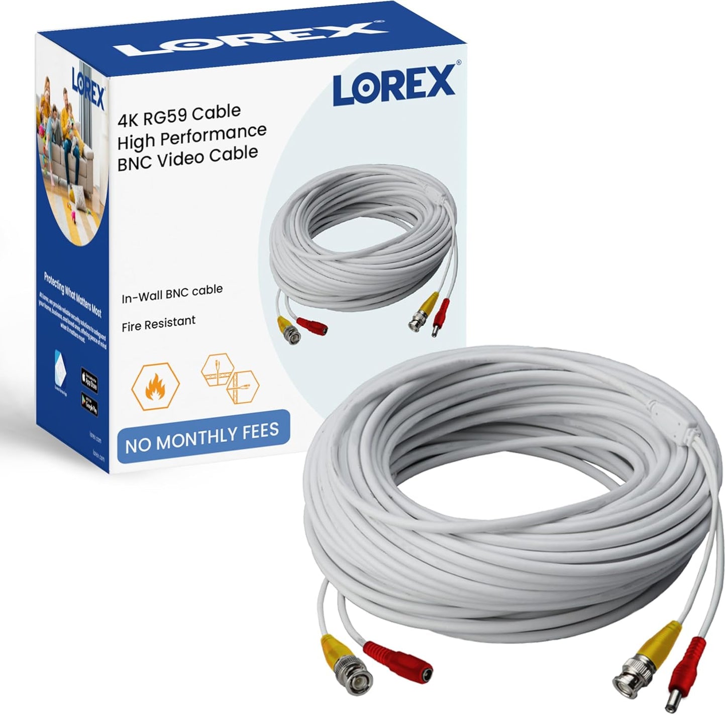 Lorex RG59 Power Accessory Cable for High Performance Security
