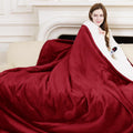 Electric Blanket Full Size 72 in x 84 in - Fast Heating Cozy Control