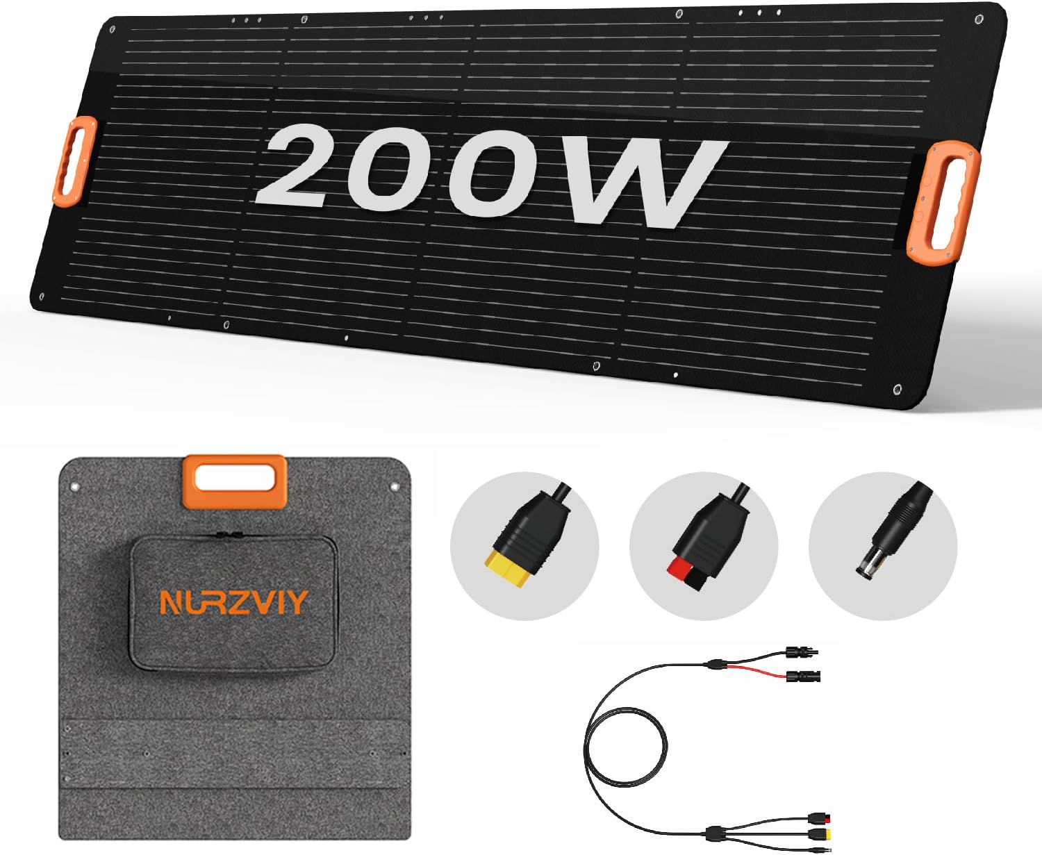 200W Foldable Solar Panel: Power Anywhere!