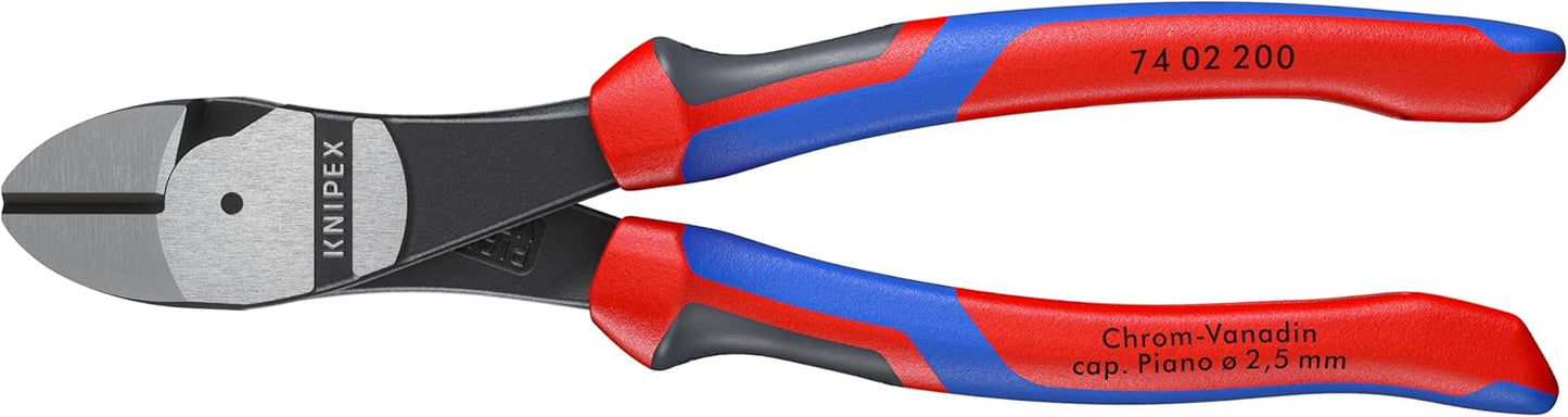 KNIPEX High Leverage Diagonal Cutters for Tough Use 8 in