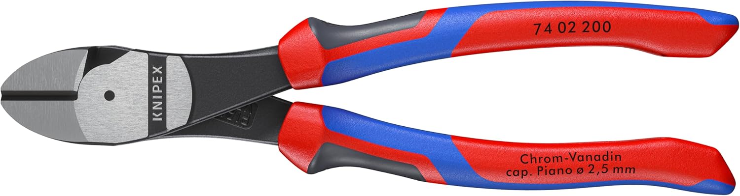 KNIPEX High Leverage Diagonal Cutters for Tough Use 8 in