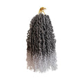 14 Inch Pre-Looped Yanky Twist Crochet Hair - Soft Mini Passion Twists