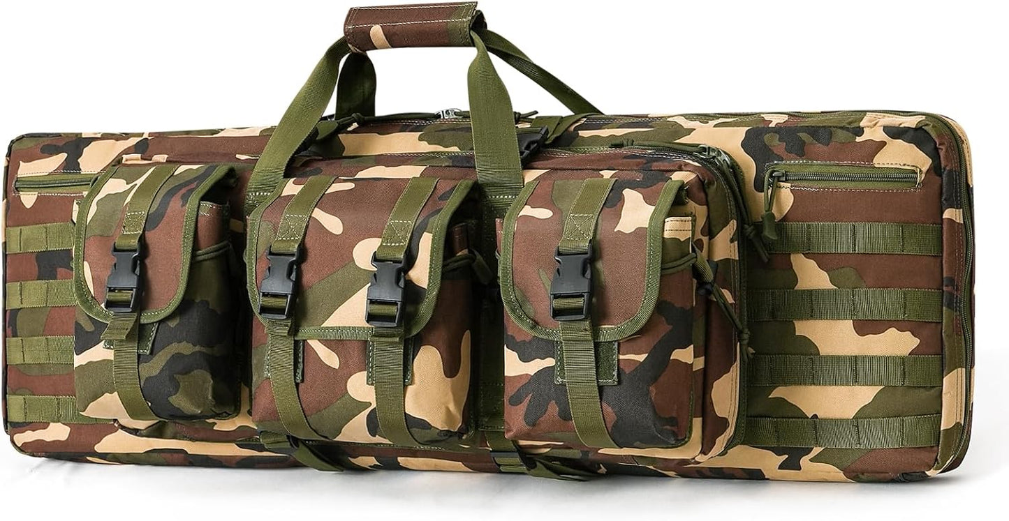 DULCE DOM Double Case Soft Padded Long Bag for Tactical Storage