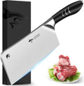 MAD SHARK 7.5 in Meat Cleaver Knife - Heavy Duty Bone Chopper