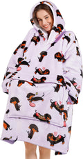 Oversized Blanket Hoodie Wearable Blanket for Adults - Cozy Extra Warm