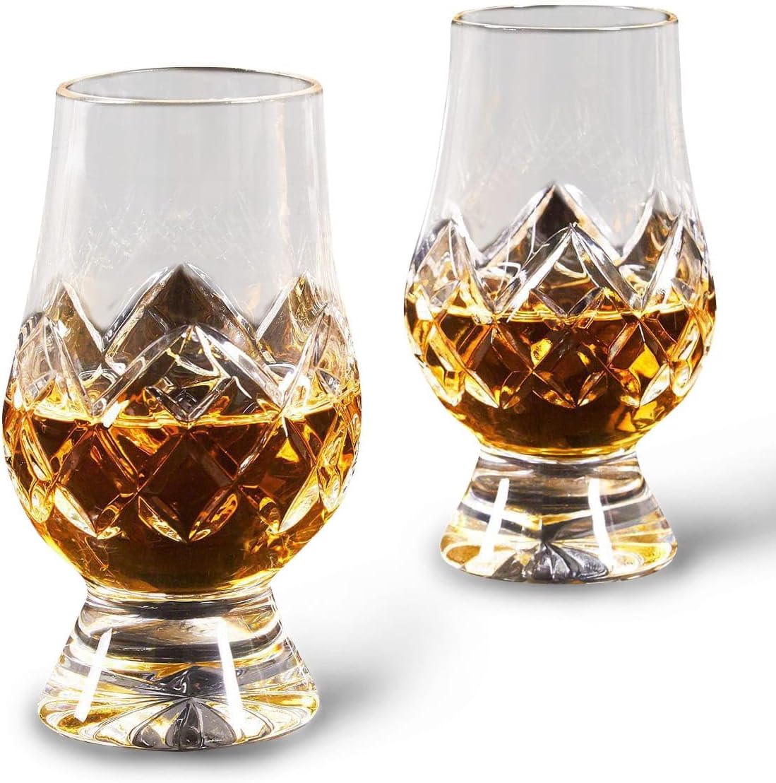 Glencairn Cut Premium Whiskey Glass Set of 2 for Tasting