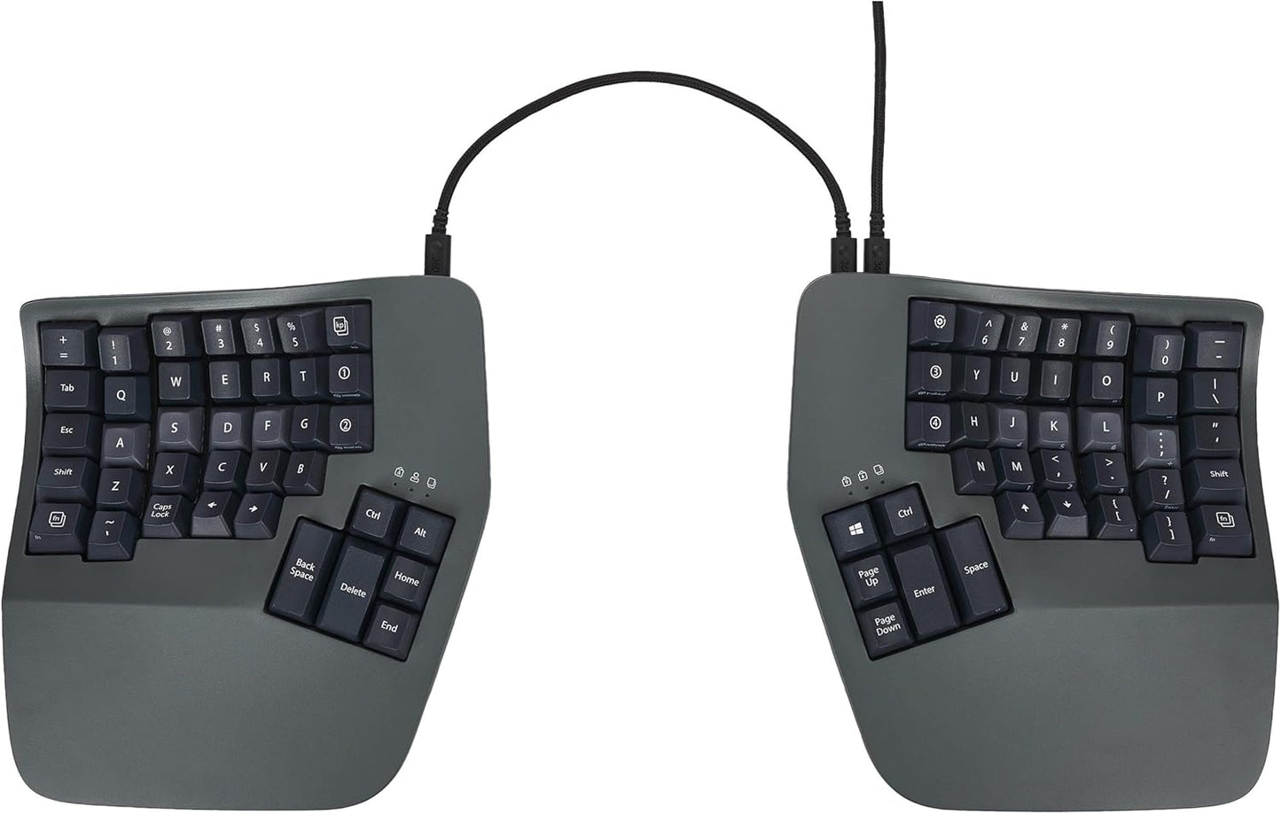 KINESIS Advantage360 Ergonomic Keyboard with Quiet Mechanical Switches