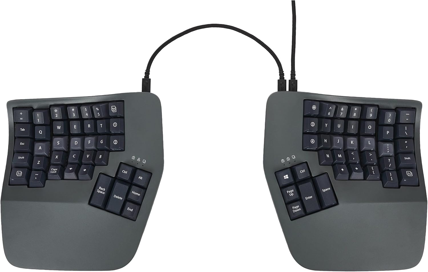 KINESIS Advantage360 Ergonomic Keyboard with Quiet Mechanical Switches