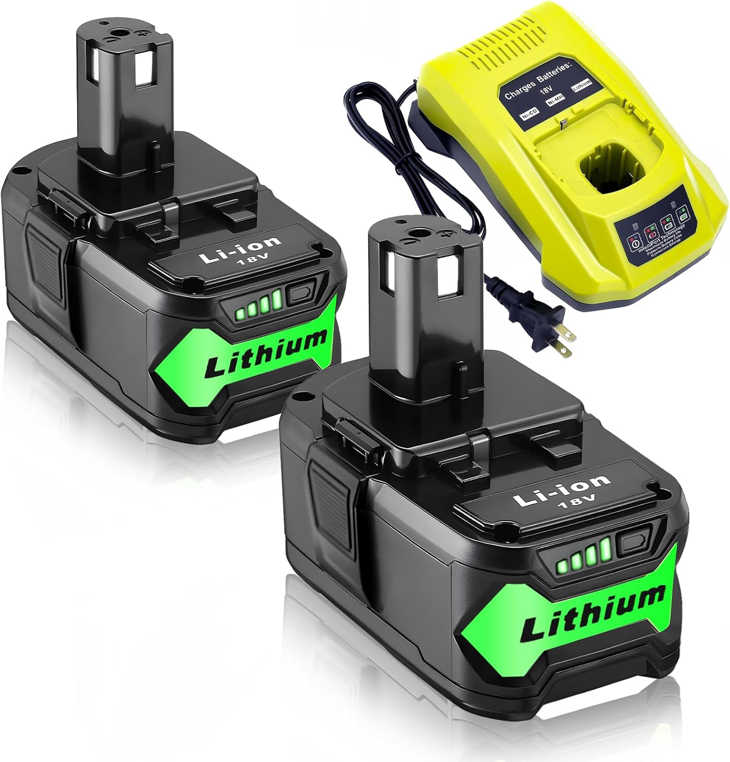 2 Packs 6.0Ah 18V Replacement Battery and Charger Kit Review