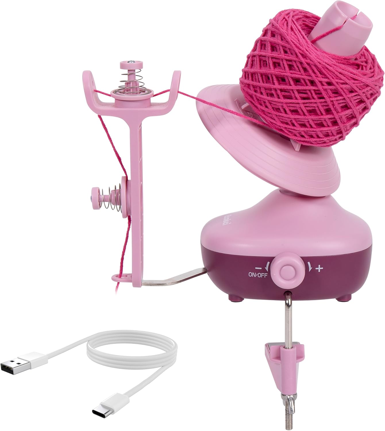Efficient Electric Yarn Winder for Crocheting and Knitting Lovers