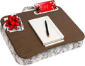 LAPGEAR Designer Lap Desk with Phone Holder for 15.6 Inch Laptops