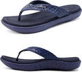 KuaiLu Womens Flip Flops with Arch Support - Comfortable Yoga Mat feet