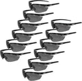 ANSI Z87+ Safety Glasses Pack of 12 - Impact Resistant Polycarbonate