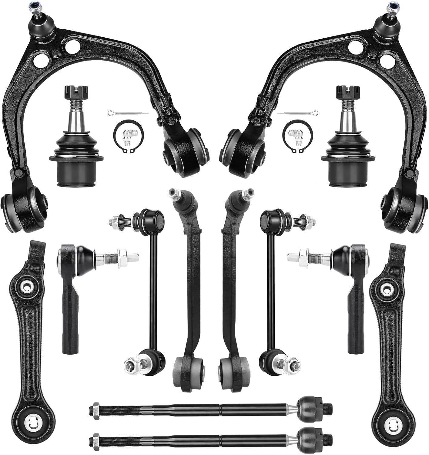 Front Upper and Lower Control Arms Suspension Kit for Chrysler 300