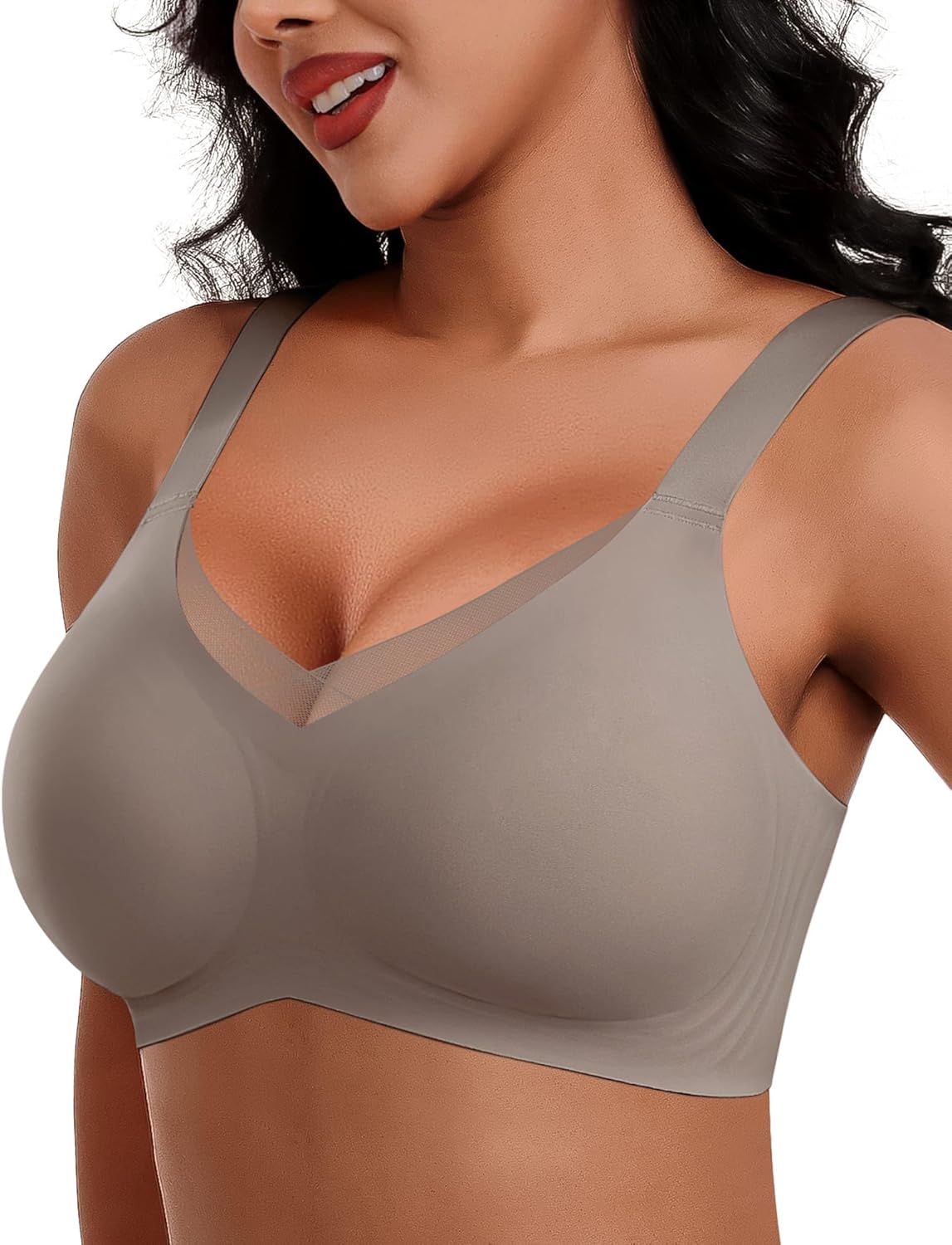 Seamless Mesh Lace Bras for Women with Support and Lift
