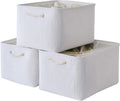 Cube Storage Bins for Shelves - Extra Jumbo 3 Pack Organizer