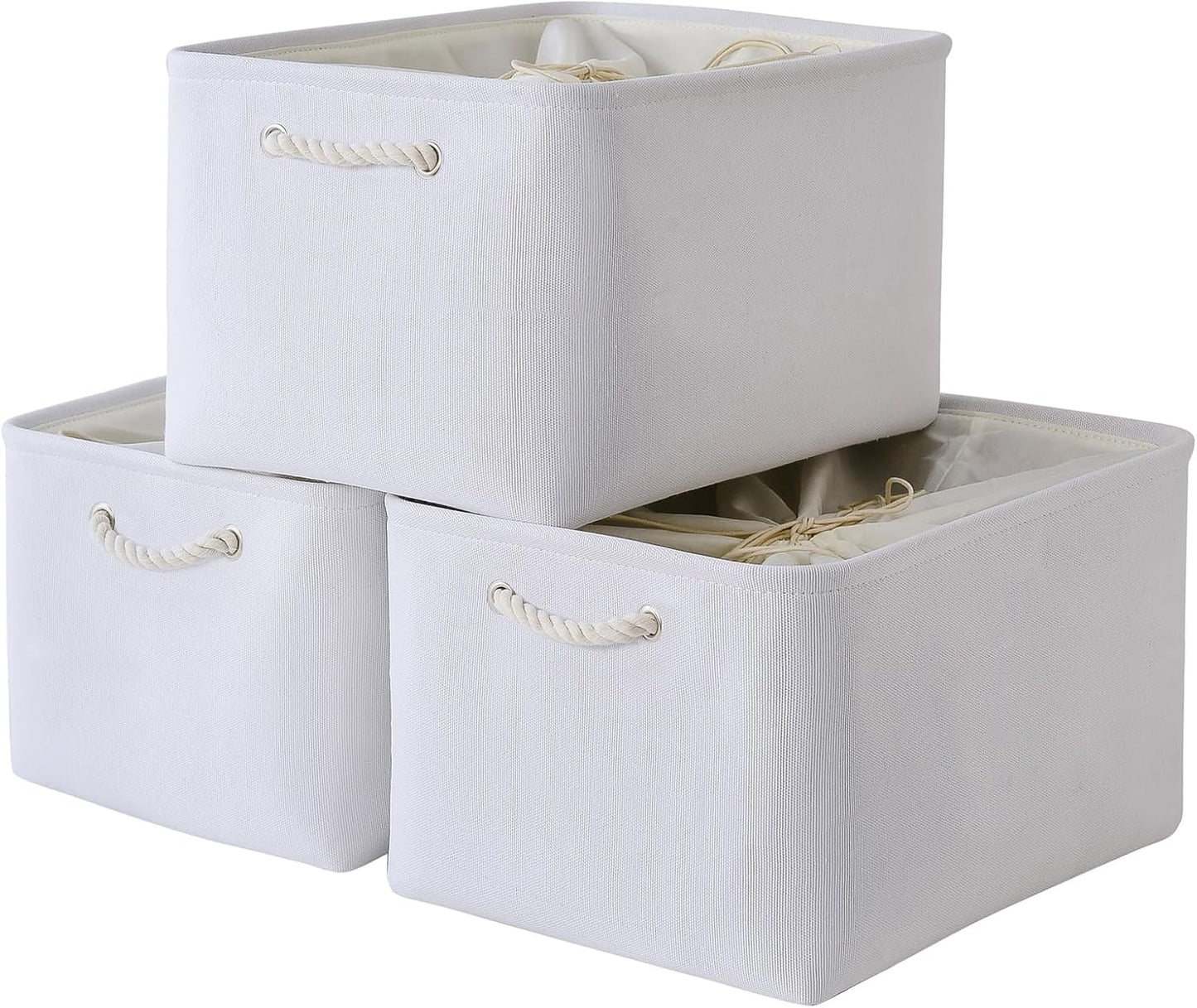 TheWarmHome Extra Jumbo Storage Baskets for Home Organization