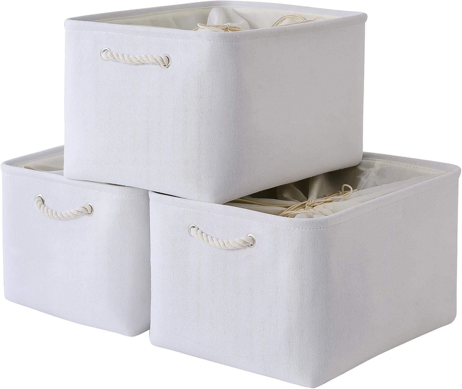 TheWarmHome Extra Jumbo Storage Baskets for Home Organization
