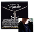 Personalized Confirmation Gifts for Teenage Boys - Meaningful Necklace