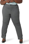 Lee Womens Plus Size Wrinkle Free Relaxed Fit Straight Leg Pant offers