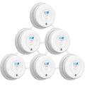 X-Sense Smoke and Carbon Monoxide Detector Combo - 6-Pack with 10-Year