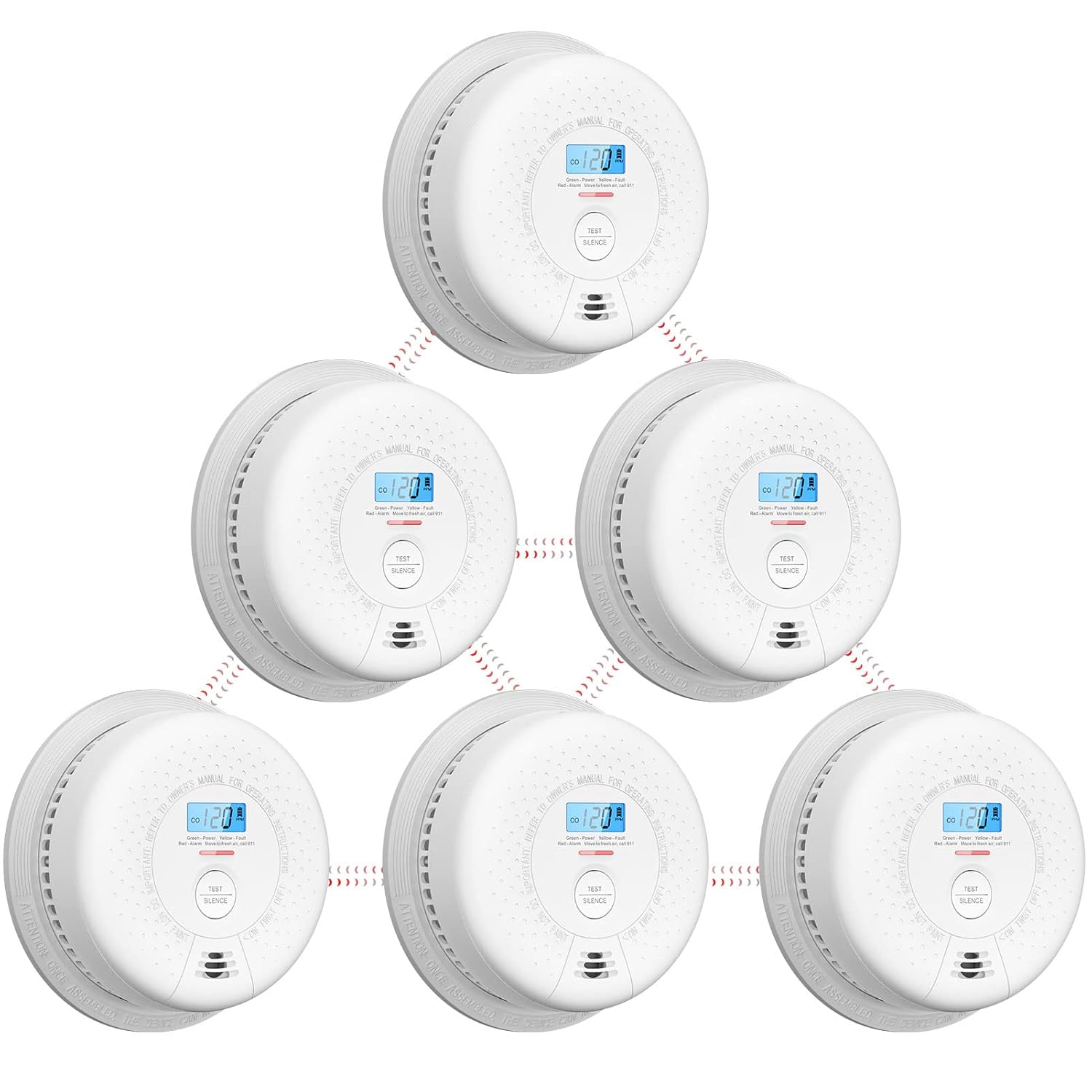 X-Sense Smoke and Carbon Monoxide Detector Combo for Safety