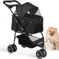 Pet Stroller for Small Medium Dogs and Cats - Foldable, All-Terrain