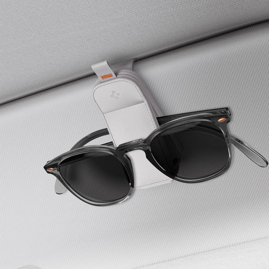 Spigen Magnetic Vegan Leather Sunglass Holder for Car Visor