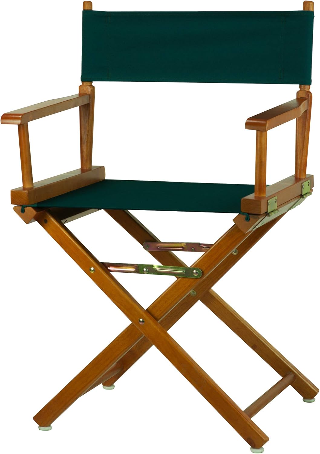 Casual Home Director's Chair - Honey Oak Frame, Hunter Green Canvas