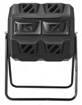 Composter with Stainless Steel Center Tube, 43 Gallon - Dual Chamber