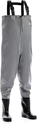 Foxelli Chest Waders - Lightweight 2-Ply Waterproof Waders for Fishing