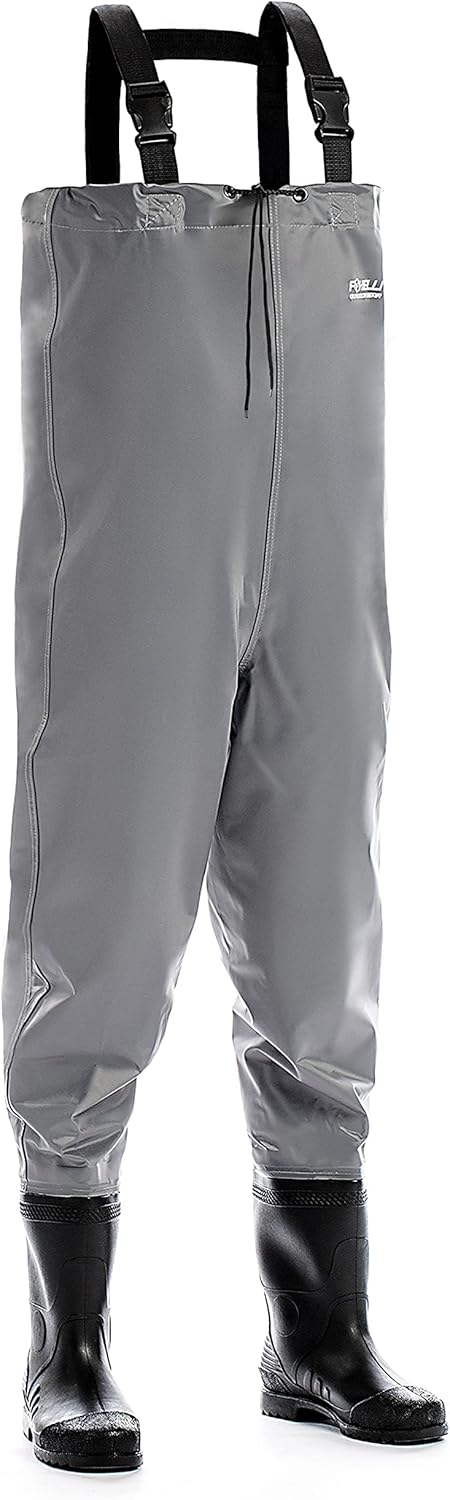 Foxelli Chest Waders - Waterproof Lightweight Fishing Gear