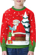 Kids Christmas Ugly Long Sleeve Sweatshirt 4-14 Years - Festive Fit