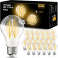VOLIVO 24 Pack A19 Vintage LED Edison Bulbs - Warm, Dimmable 60W