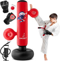 Kids Punching Bag Set | Tall 53 in Inflatable Boxing Bag - Bounce-Back