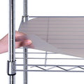 Wire Shelf Liner 18 in x 48 in Set of 5 - Heavy Duty Charcoal