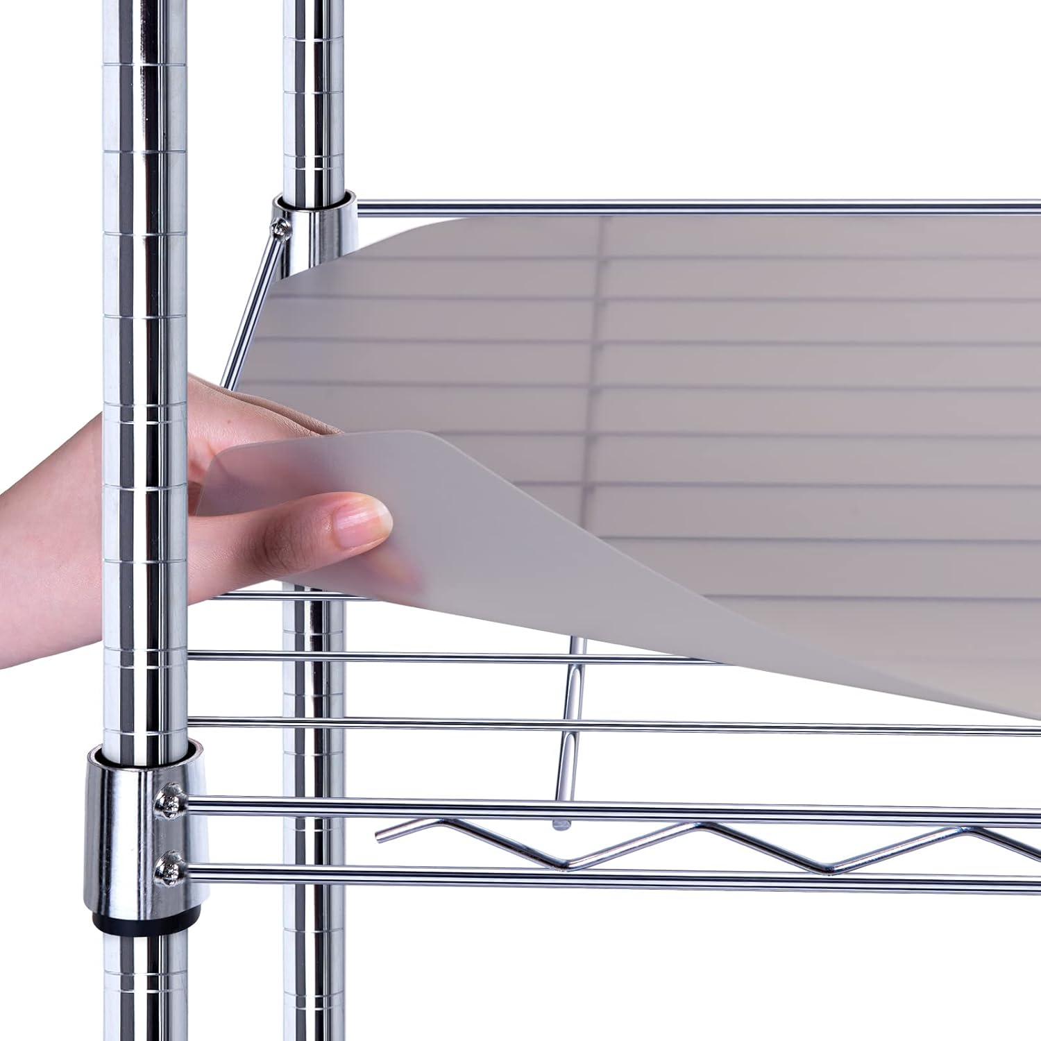 Heavy Duty Shelf Liners for Wire Shelving, Set of 5, Charcoal