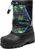 Boys & Girls Mid Calf Water-Resistant Winter Snow Boots (Style WCLR)