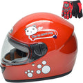 Kids Bike Helmet with Gloves for Ages 3-6 - Adjustable, Ventilated