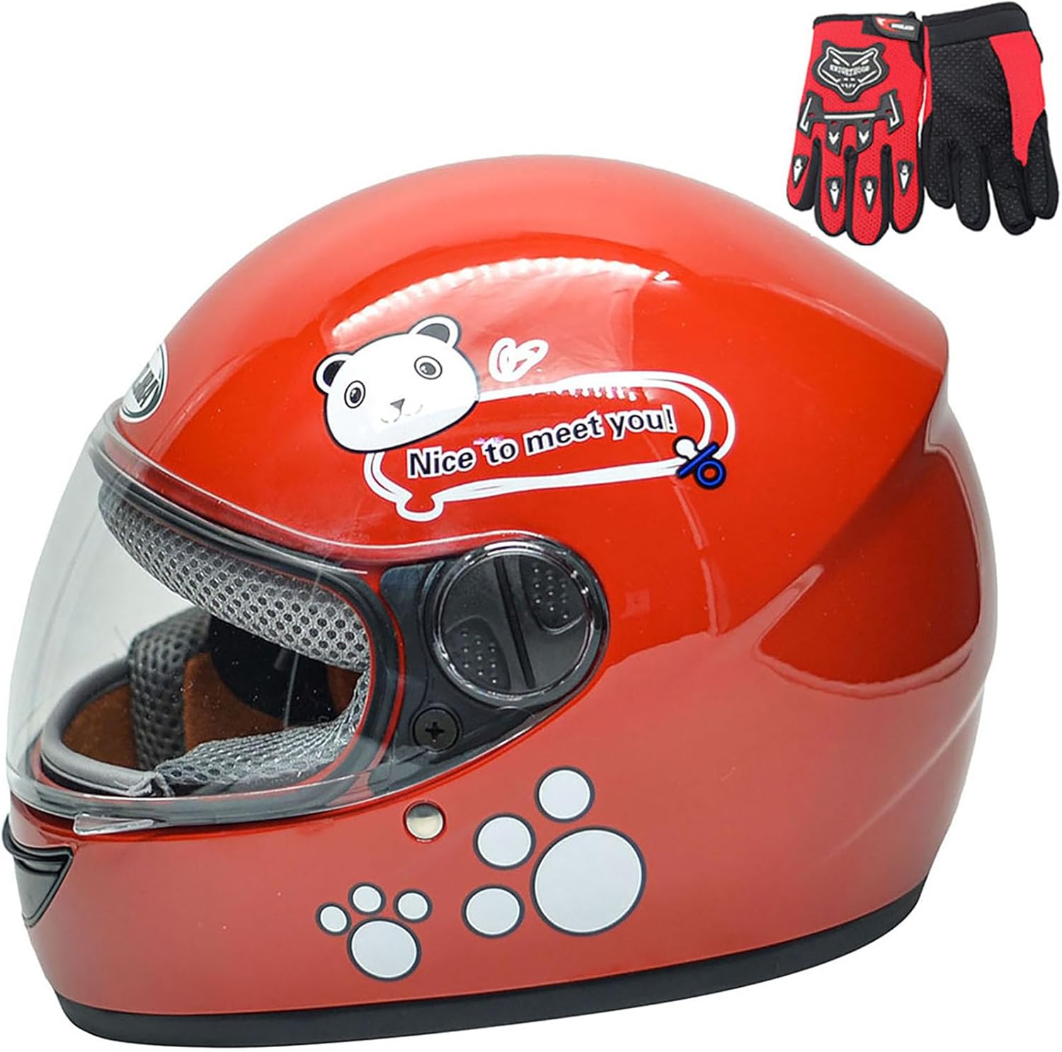 Kids Bike Helmet with Gloves for Safe Riding Ages 3-6