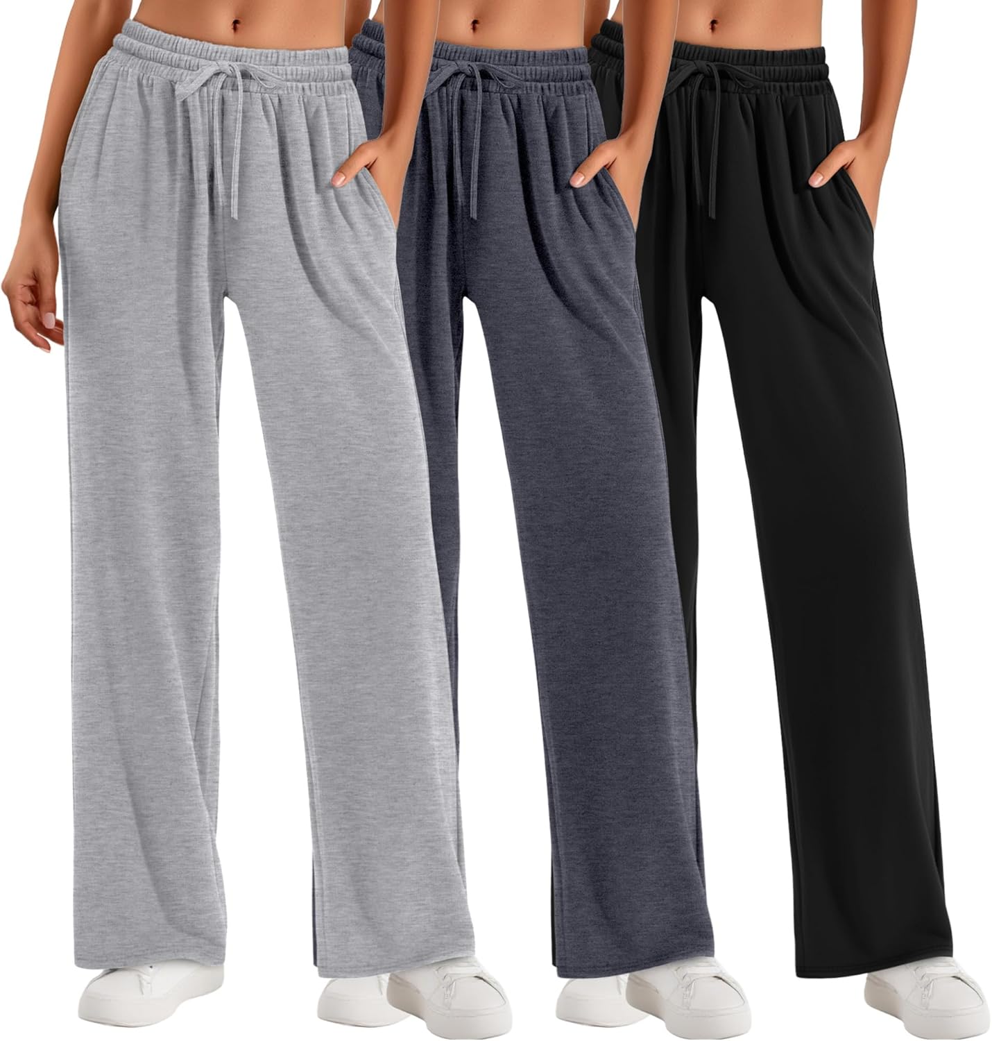 Neer Women's Baggy Sweatpants with Pockets for Cozy Comfort