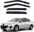 KPY Window Visor for Mazda 3 Sedan 2010-2013 - 4PC Rain Guard Set