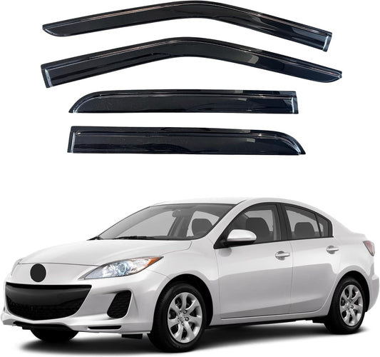 KPY Window Visor for Mazda 3 Sedan 2010-2013 - Rain Guard
