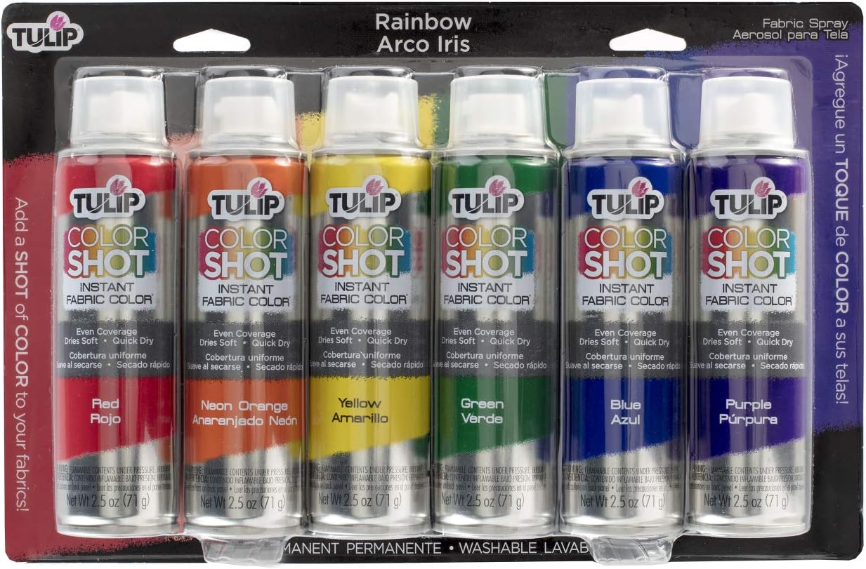 Tulip COLORSHOT Permanent Spray Paint for Fabric - Quick Dry