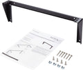 1U Wall Mount Patch Panel Bracket 19 in Steel - Vertical Rack Solution