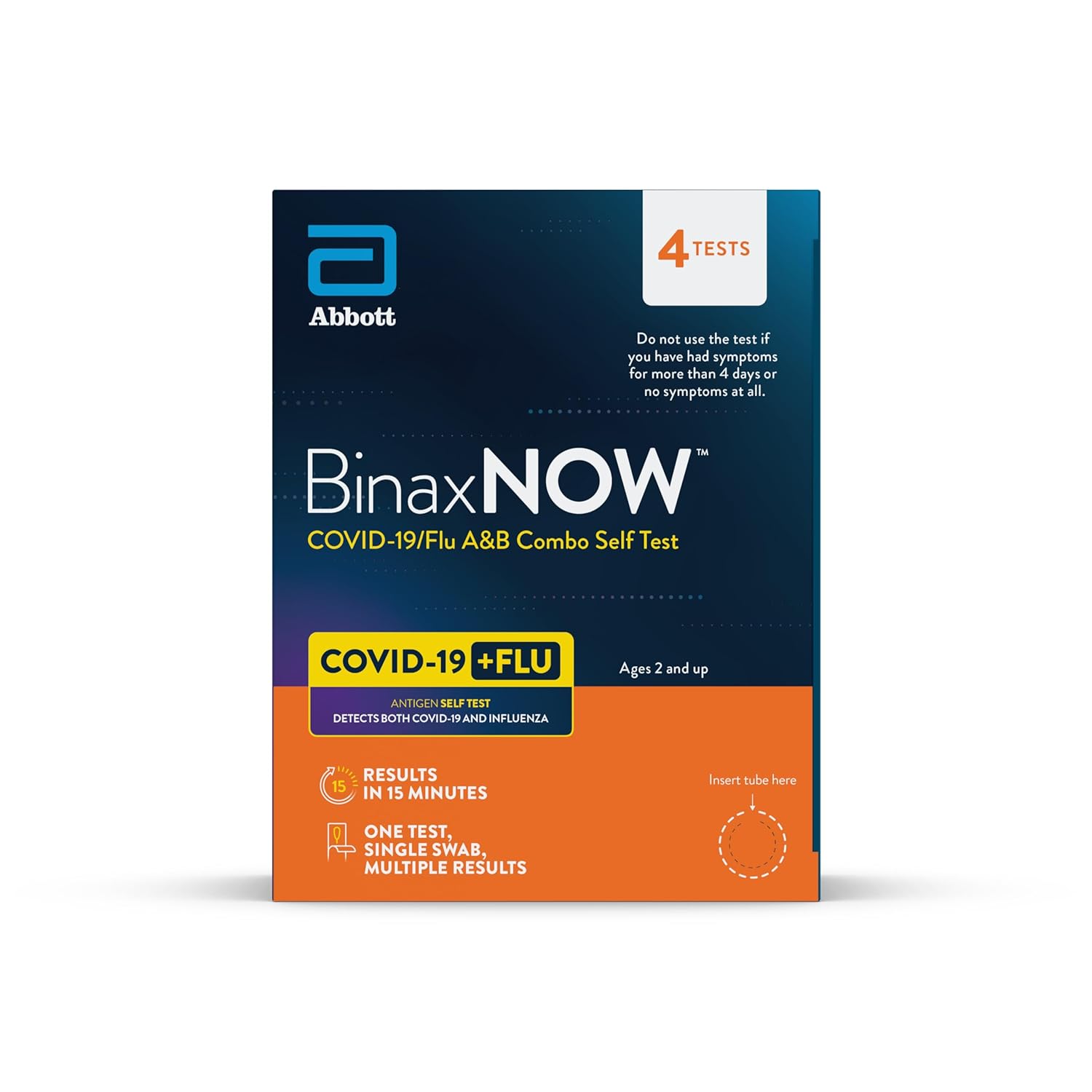 BinaxNOW COVID-19/Flu A&B Combo Self Test for Home Use