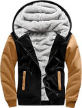 Men's Full Zip Winter Workout Fleece Hoodie - Thick Wool-Like Warmth