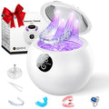 Ultrasonic Retainer Cleaner Machine with UV Lamp for Dental Care